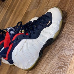 Red, white & blue nike foam composites